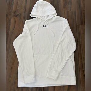 Under Armour Men's Classic White Hoodie